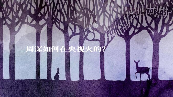 周深如何在央视火的？